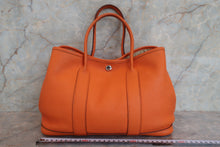 將圖片載入圖庫檢視器 HERMES/エルメス ガーデンパーティTPM ネゴンダ オレンジ □M刻印 トートバッグ 700080227