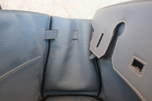 画像をギャラリービューアに読み込む, HERMES/エルメス バーキン30 ヴォーエプソン ブルーラン □Q刻印 ハンドバッグ 800010197