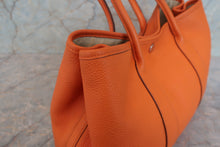 將圖片載入圖庫檢視器 HERMES/エルメス ガーデンパーティTPM ネゴンダ オレンジ □M刻印 トートバッグ 700080227
