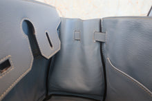 画像をギャラリービューアに読み込む, HERMES/エルメス バーキン30 ヴォーエプソン ブルーラン □Q刻印 ハンドバッグ 800010197