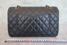 画像をギャラリービューアに読み込む, CHANEL/シャネル マトラッセWフラップWチェーンショルダーバッグ キャビアスキン ブラック/ゴールド金具 ショルダーバッグ 800090079