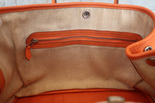 將圖片載入圖庫檢視器 HERMES/エルメス ガーデンパーティTPM ネゴンダ オレンジ □M刻印 トートバッグ 700080227