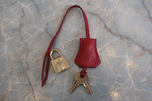 Load image into Gallery viewer, HERMES BIRKIN 35 Clemence leather Rouge vif □B Engraving Hand bag 700120190