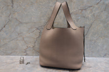 將圖片載入圖庫檢視器 HERMES/エルメス ピコタンロックPM トリヨンクレマンス トゥルティエールグレー □O刻印 ハンドバッグ 700080230