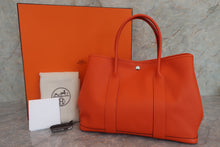 Load image into Gallery viewer, HERMES GARDEN PARTY PM Epsom leather Feu D Engraving Tote bag 700040166