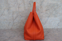 Load image into Gallery viewer, HERMES GARDEN PARTY PM Epsom leather Feu D Engraving Tote bag 700040166