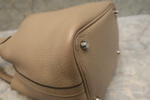 將圖片載入圖庫檢視器 HERMES/エルメス ピコタンロックPM トリヨンクレマンス トゥルティエールグレー □O刻印 ハンドバッグ 700080230