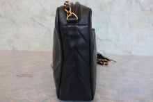 Load image into Gallery viewer, CHANEL CC mark fringe chain shoulder bag Lambskin Black/Gold hadware Shoulder bag 800080236