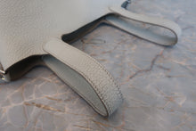 Load image into Gallery viewer, HERMES PICOTIN LOCK PM Clemence leather Pearl gray Y Engraving Hand bag 700120137