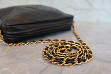 Load image into Gallery viewer, CHANEL CC mark fringe chain shoulder bag Lambskin Black/Gold hadware Shoulder bag 800080236