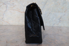 画像をギャラリービューアに読み込む, CHANEL/シャネル パリ限定マトラッセダブルフラップチェーンショルダーバッグ ラムスキン ブラック/ゴールド金具 ショルダーバッグ 700110087