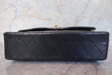 画像をギャラリービューアに読み込む, CHANEL/シャネル パリ限定マトラッセダブルフラップチェーンショルダーバッグ ラムスキン ブラック/ゴールド金具 ショルダーバッグ 700110087