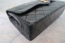 画像をギャラリービューアに読み込む, CHANEL/シャネル パリ限定マトラッセダブルフラップチェーンショルダーバッグ ラムスキン ブラック/ゴールド金具 ショルダーバッグ 700110087