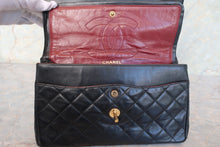 画像をギャラリービューアに読み込む, CHANEL/シャネル パリ限定マトラッセダブルフラップチェーンショルダーバッグ ラムスキン ブラック/ゴールド金具 ショルダーバッグ 700110087