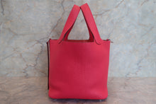 Load image into Gallery viewer, HERMES PICOTIN LOCK PM Clemence leather Rose extreme A Engraving Hand bag 70012082