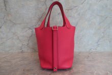 Load image into Gallery viewer, HERMES PICOTIN LOCK PM Clemence leather Rose extreme A Engraving Hand bag 70012082