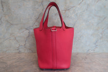 Load image into Gallery viewer, HERMES PICOTIN LOCK PM Clemence leather Rose extreme A Engraving Hand bag 70012082