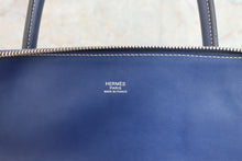 画像をギャラリービューアに読み込む, HERMES/エルメス ボリードリラックス40 ヴォーシッキム ブルーサフィール □R刻印 ハンドバッグ 800060064