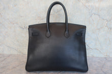 画像をギャラリービューアに読み込む, HERMES/エルメス バーキン35 アルデンヌ ブラック □F刻印 ハンドバッグ 800010158