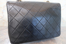 画像をギャラリービューアに読み込む, CHANEL/シャネル ミニマトラッセシングルフラップチェーンショルダーバッグ ラムスキン ブラック/ゴールド金具 ショルダーバッグ 700110086