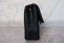 画像をギャラリービューアに読み込む, CHANEL/シャネル ミニマトラッセシングルフラップチェーンショルダーバッグ ラムスキン ブラック/ゴールド金具 ショルダーバッグ 700110086