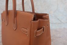 画像をギャラリービューアに読み込む, HERMES/エルメス オータクロア32 トゴ ゴールド □H刻印 ハンドバッグ 800030057