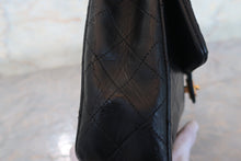 画像をギャラリービューアに読み込む, CHANEL/シャネル ミニマトラッセシングルフラップチェーンショルダーバッグ ラムスキン ブラック/ゴールド金具 ショルダーバッグ 700110086