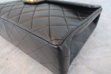 画像をギャラリービューアに読み込む, CHANEL/シャネル 中マトラッセシングルフラップチェーンショルダーバッグ ラムスキン ブラック/ゴールド金具 ショルダーバッグ 700080228