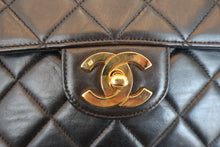 画像をギャラリービューアに読み込む, CHANEL/シャネル 中マトラッセシングルフラップチェーンショルダーバッグ ラムスキン ブラック/ゴールド金具 ショルダーバッグ 700080228