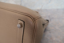 Load image into Gallery viewer, HERMES BIRKIN 30 Clemence leather Gris tourterelle Y Engraving Hand bag 700120202