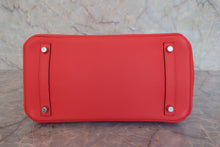 Load image into Gallery viewer, HERMES BIRKIN 30 Clemence leather Rouge pivoine R Engraving Hand bag 800090099