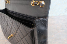 画像をギャラリービューアに読み込む, CHANEL/シャネル 中マトラッセシングルフラップチェーンショルダーバッグ ラムスキン ブラック/ゴールド金具 ショルダーバッグ 700080228