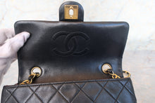 画像をギャラリービューアに読み込む, CHANEL/シャネル ミニマトラッセシングルフラップチェーンショルダーバッグ ラムスキン ブラック/ゴールド金具 ショルダーバッグ 700110086