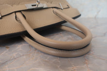 Load image into Gallery viewer, HERMES BIRKIN 30 Clemence leather Gris tourterelle Y Engraving Hand bag 700120202