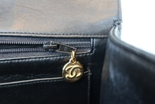 画像をギャラリービューアに読み込む, CHANEL/シャネル 中マトラッセシングルフラップチェーンショルダーバッグ ラムスキン ブラック/ゴールド金具 ショルダーバッグ 700080228