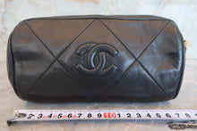 画像をギャラリービューアに読み込む, CHANEL/シャネル ココマークフリンジチェーンショルダーバッグ ラムスキン ブラック/ゴールド金具 ショルダーバッグ 700090020