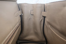 Load image into Gallery viewer, HERMES BIRKIN 30 Clemence leather Gris tourterelle Y Engraving Hand bag 700120202