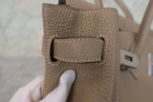 Load image into Gallery viewer, HERMES BIRKIN 30 Clemence leather Gris tourterelle Y Engraving Hand bag 700120202