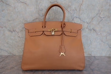 Load image into Gallery viewer, HERMES BIRKIN 40 Graine Couchevel leather Natural □A Engraving Hand bag 800090087