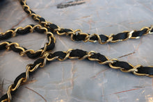 Load image into Gallery viewer, CHANEL CC mark fringe chain shoulder bag Lambskin Black/Gold hadware Shoulder bag 700090020