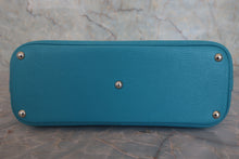 将图片加载到图库查看器,HERMES/BOLIDE 27 Chevre myzore goatskim Turquoise blue □H刻印 Shoulder bag 800030086