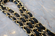 Load image into Gallery viewer, CHANEL Mini Matelasse single flap chain shoulder bag Lambskin Black/Gold hadware Shoulder bag 800040109