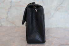 Load image into Gallery viewer, CHANEL Mini Matelasse single flap chain shoulder bag Lambskin Black/Silver hadware Shoulder bag 700090024