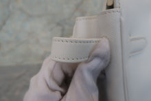 Load image into Gallery viewer, HERMES BIRKIN 30 Epsom leather White □L Engraving Hand bag 700120161