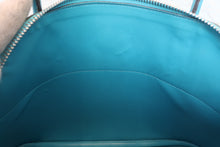 将图片加载到图库查看器,HERMES/BOLIDE 27 Chevre myzore goatskim Turquoise blue □H刻印 Shoulder bag 800030086