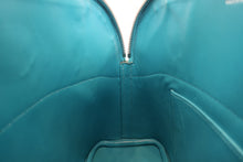 将图片加载到图库查看器,HERMES/BOLIDE 27 Chevre myzore goatskim Turquoise blue □H刻印 Shoulder bag 800030086