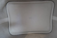 Load image into Gallery viewer, HERMES PICOTIN LOCK PM Clemence leather White D Engraving Hand bag 700100015
