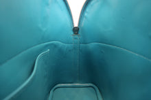 将图片加载到图库查看器,HERMES/BOLIDE 27 Chevre myzore goatskim Turquoise blue □H刻印 Shoulder bag 800030086