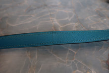 将图片加载到图库查看器,HERMES/BOLIDE 27 Chevre myzore goatskim Turquoise blue □H刻印 Shoulder bag 800030086