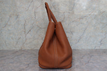 將圖片載入圖庫檢視器 HERMES/エルメス ガーデンパーティPM ネゴンダ ゴールド □N刻印 トートバッグ 700100014